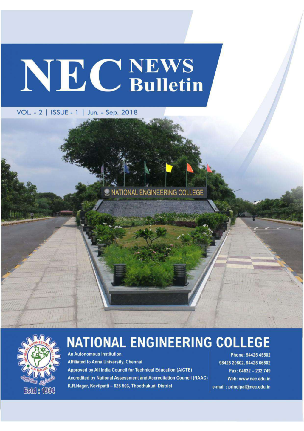 National Engineering College NEWS Bulletin