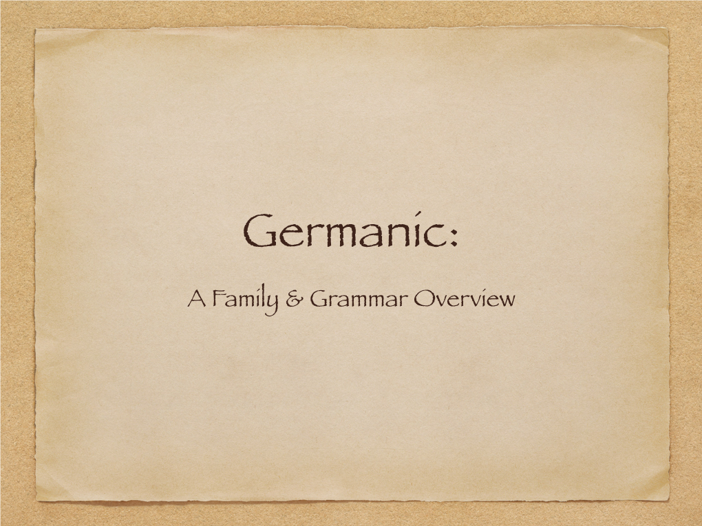 01Germanic Intro