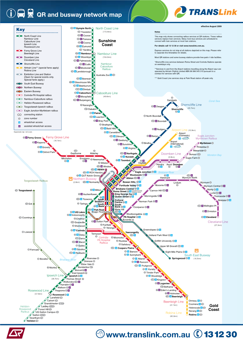 QR and Busway Network Map QR and Busway Network Map