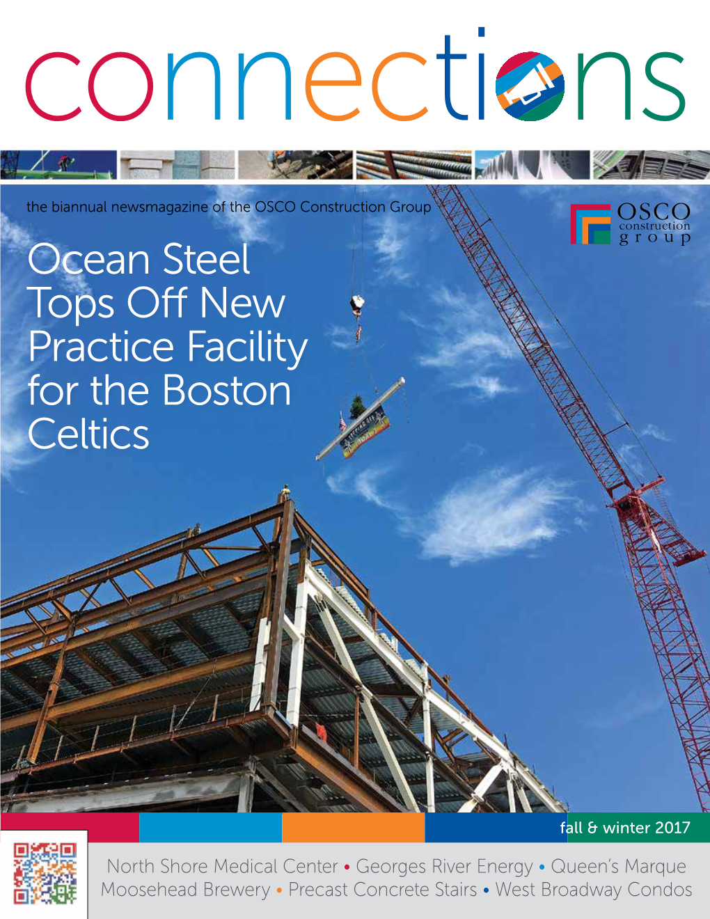 Ocean Steel Tops Off New Practice Facility for the Boston Celtics