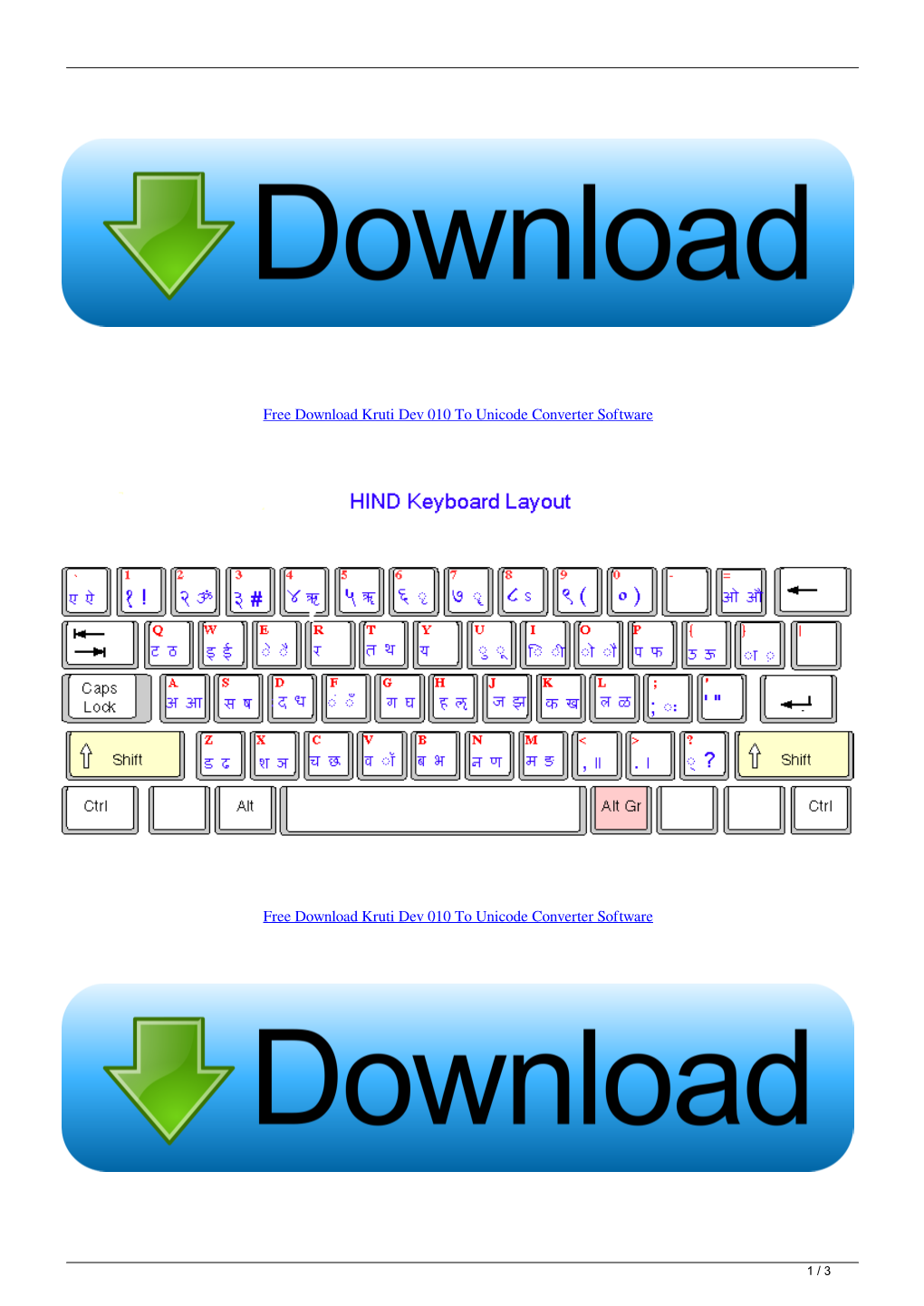 Free Download Kruti Dev 010 to Unicode Converter Software