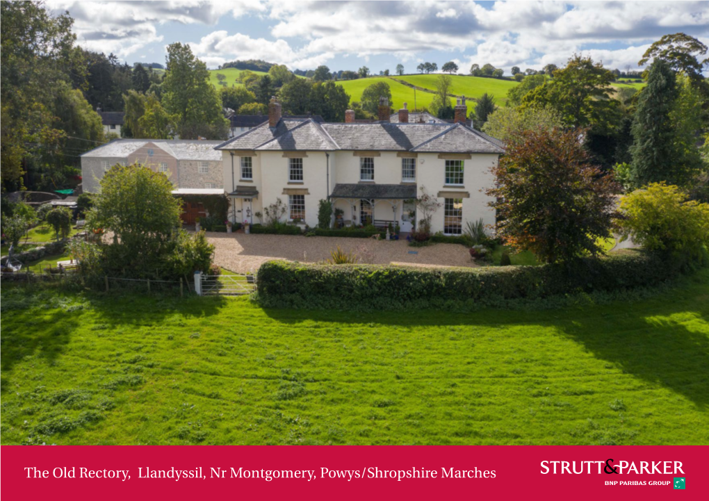 The Old Rectory, Llandyssil, Nr Montgomery, Powys/Shropshire