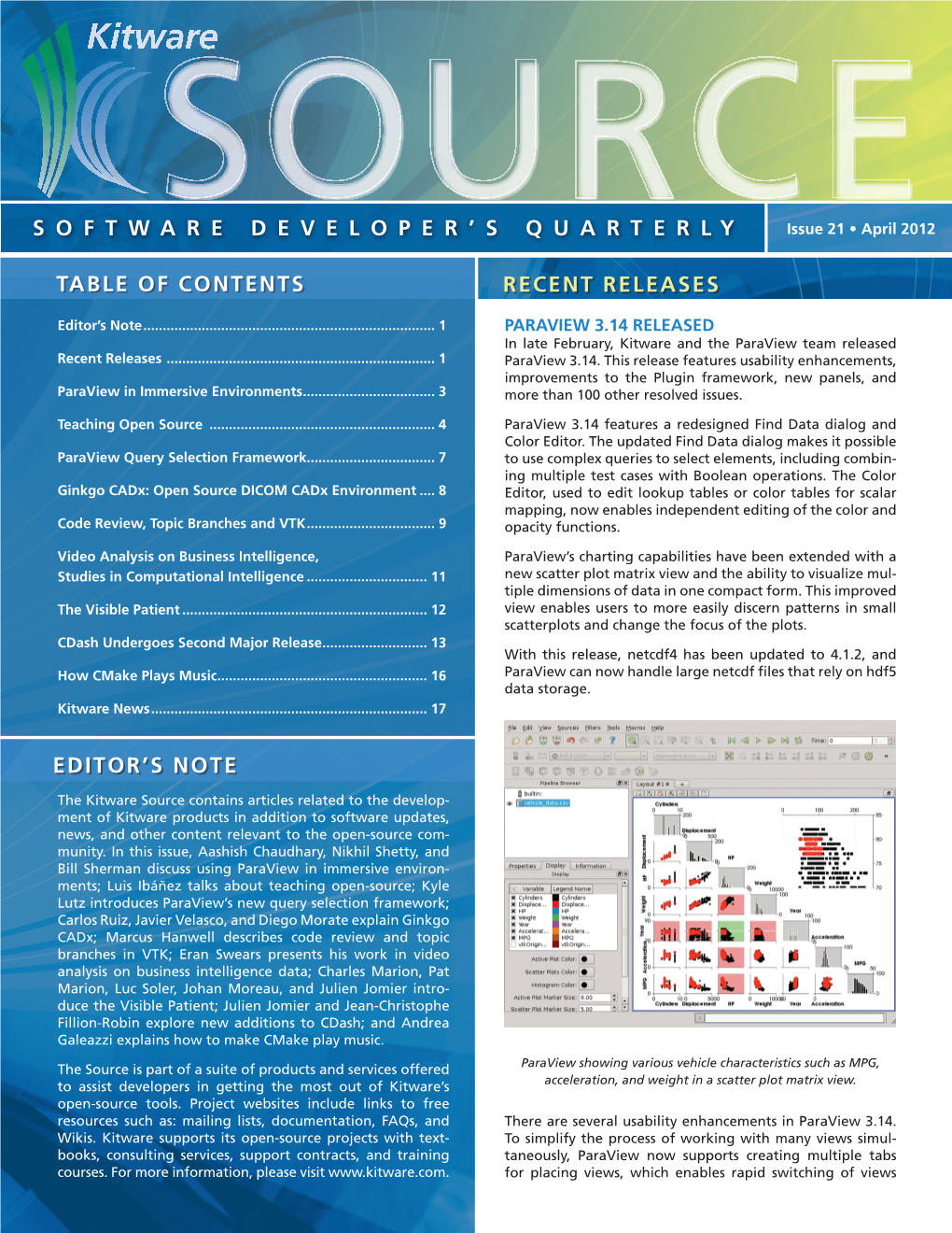 Kitware Source Issue 21