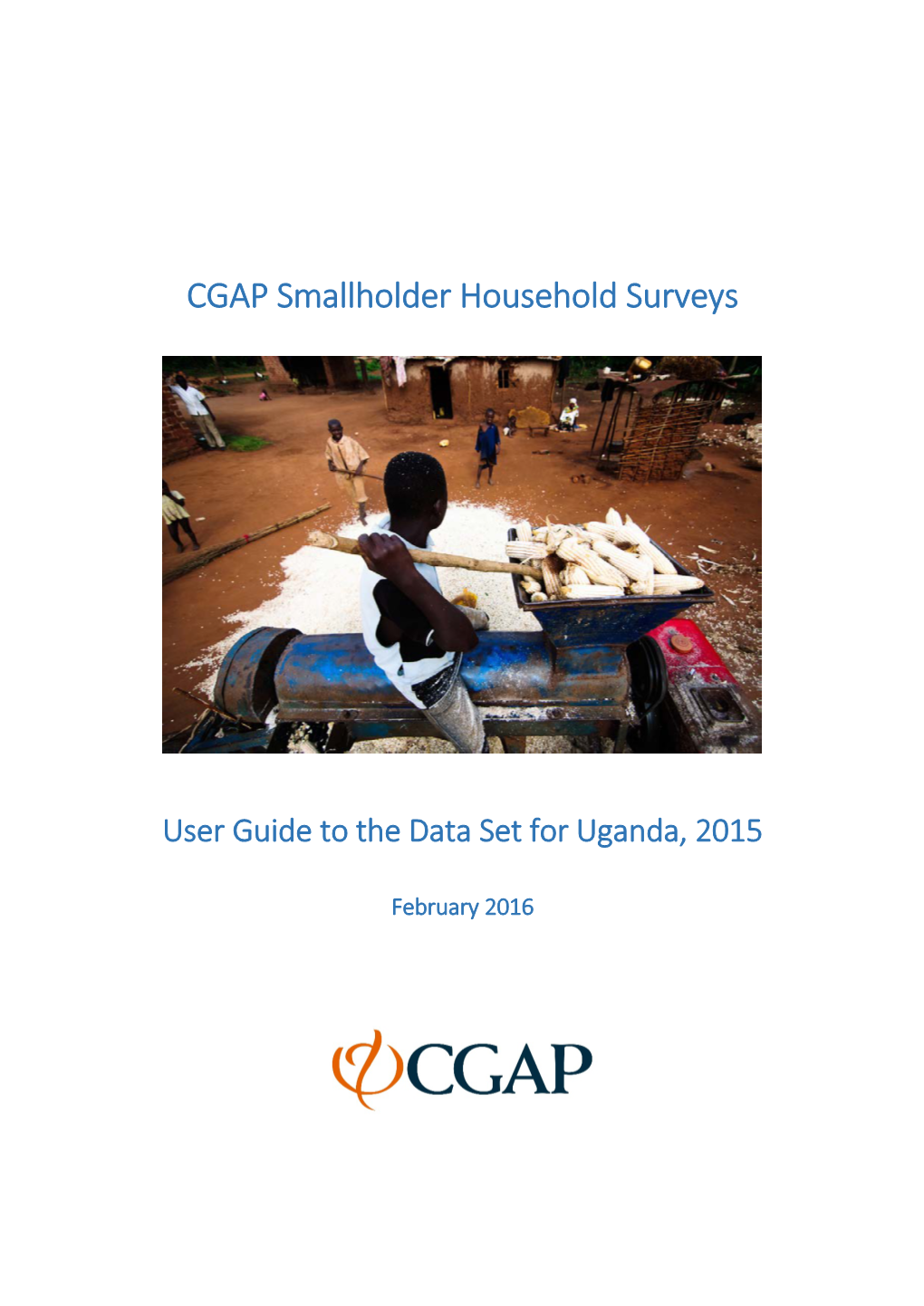 CGAP Smallholder Household Surveys