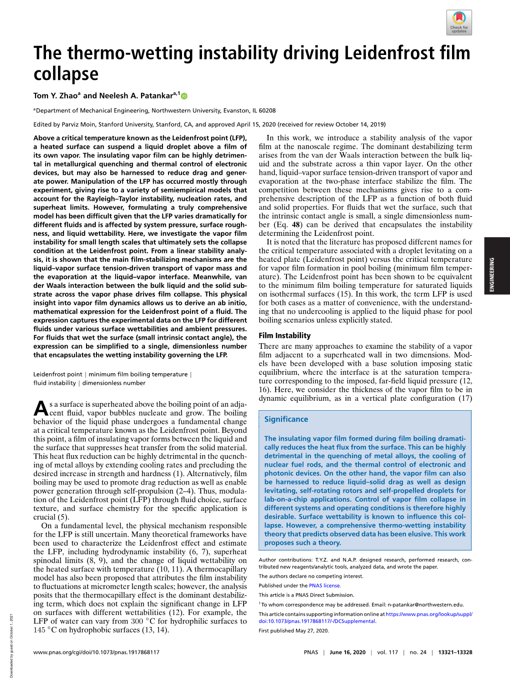 The Thermo-Wetting Instability Driving Leidenfrost Film Collapse