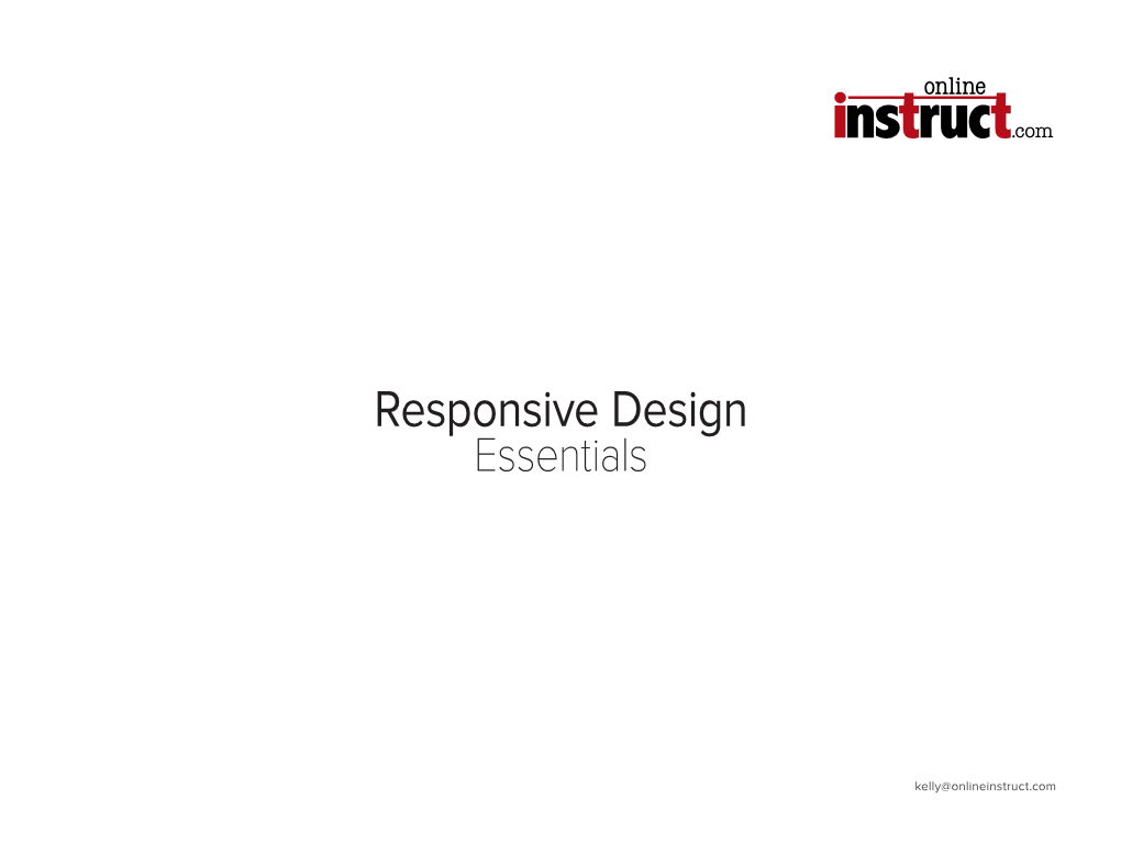 Responsive Design Cover