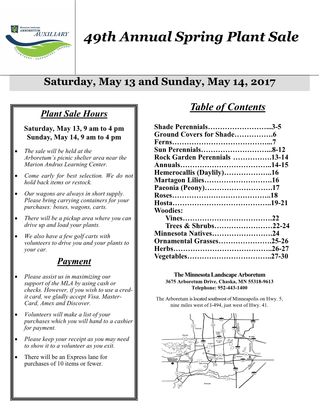 49Th Annual Spring Plant Sale