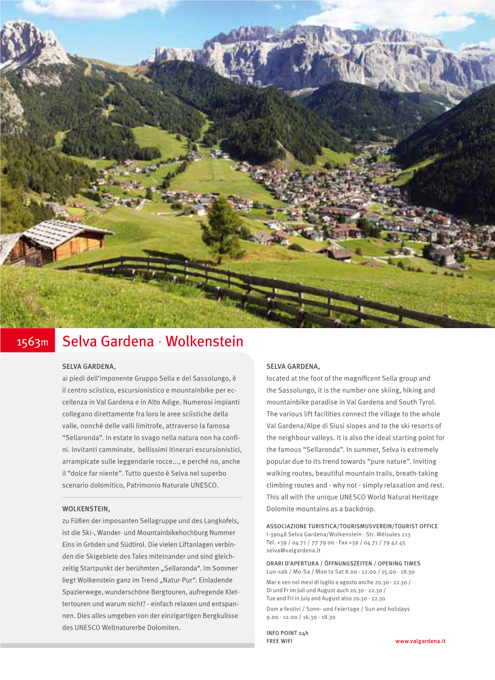 Selva Gardena · Wolkenstein