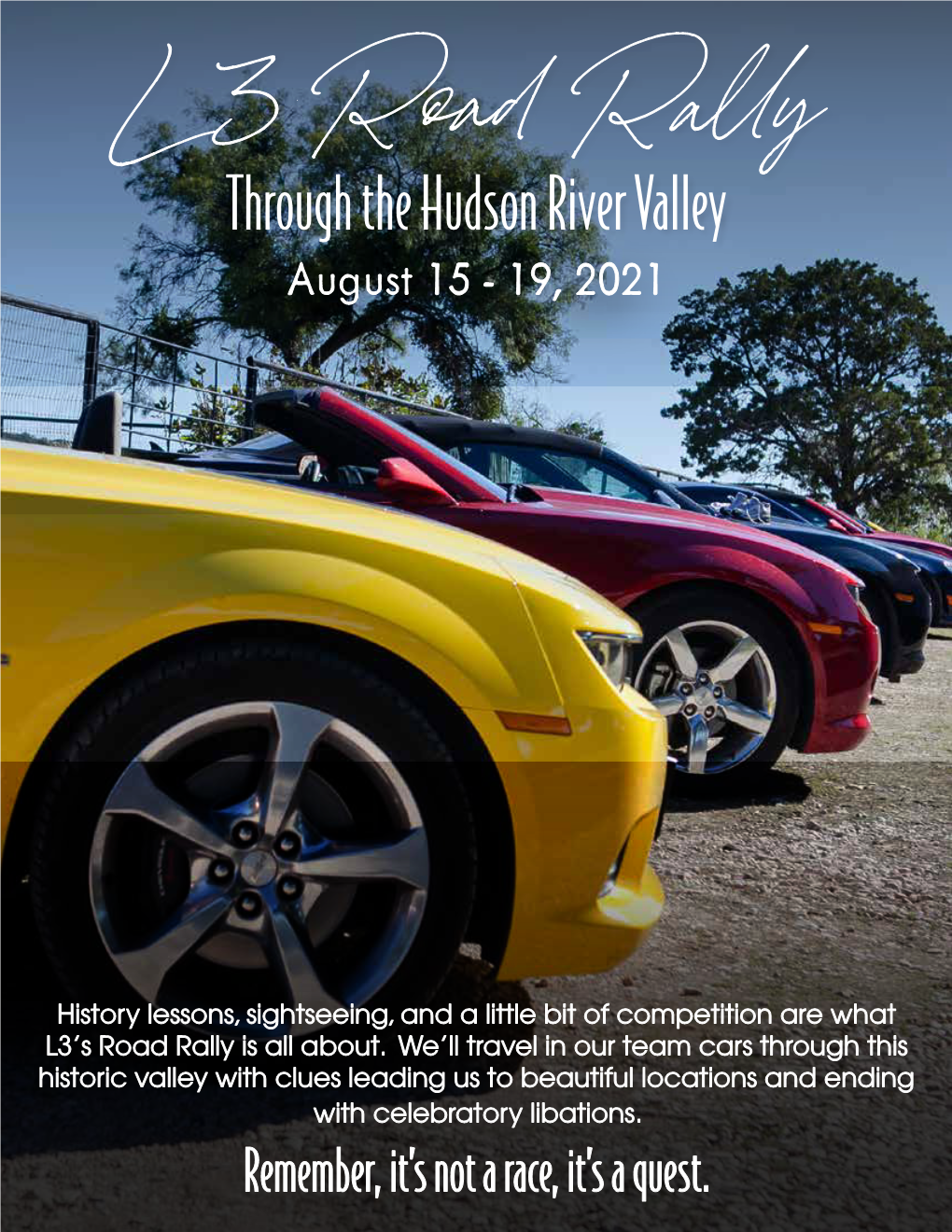 Through the Hudson River Valley August 15 - 19, 2021