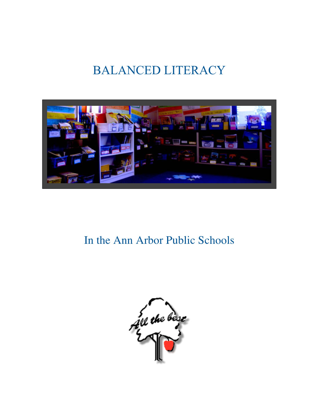 Balanced Literacy