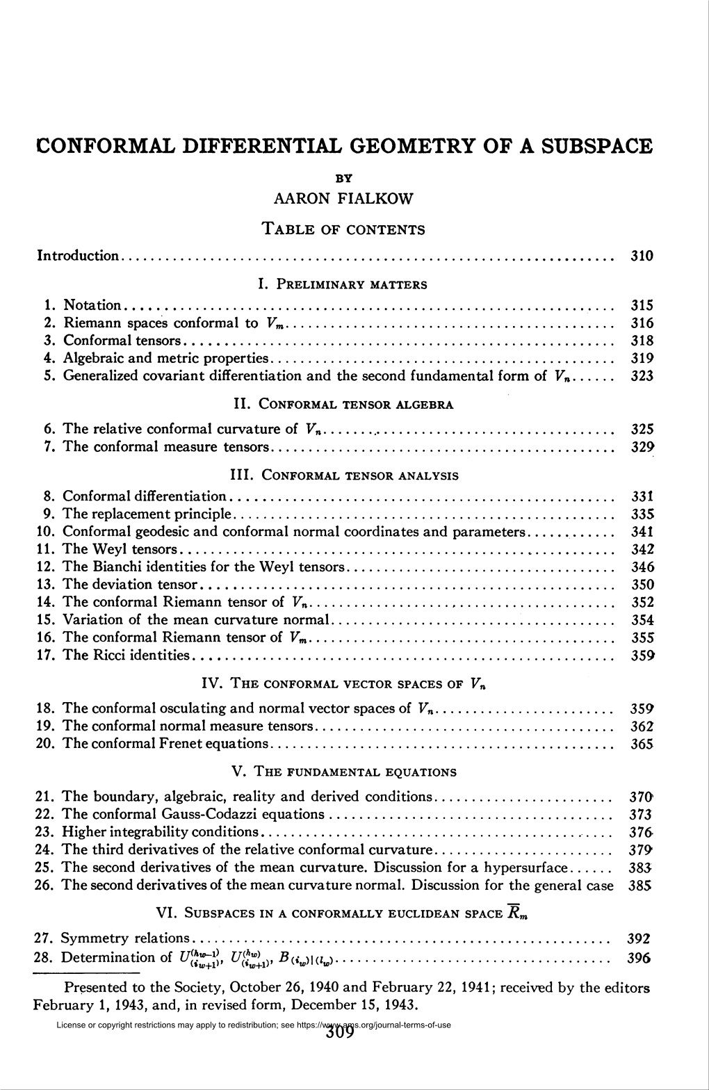 Conformal Differential Geometry of a Subspace