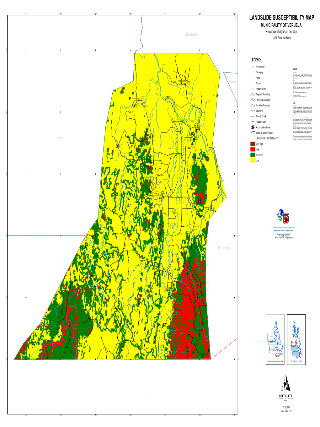 MUNICIPALITY of VERUELA Province of Agusan Del Sur Bunawan (10K Baseline Data)