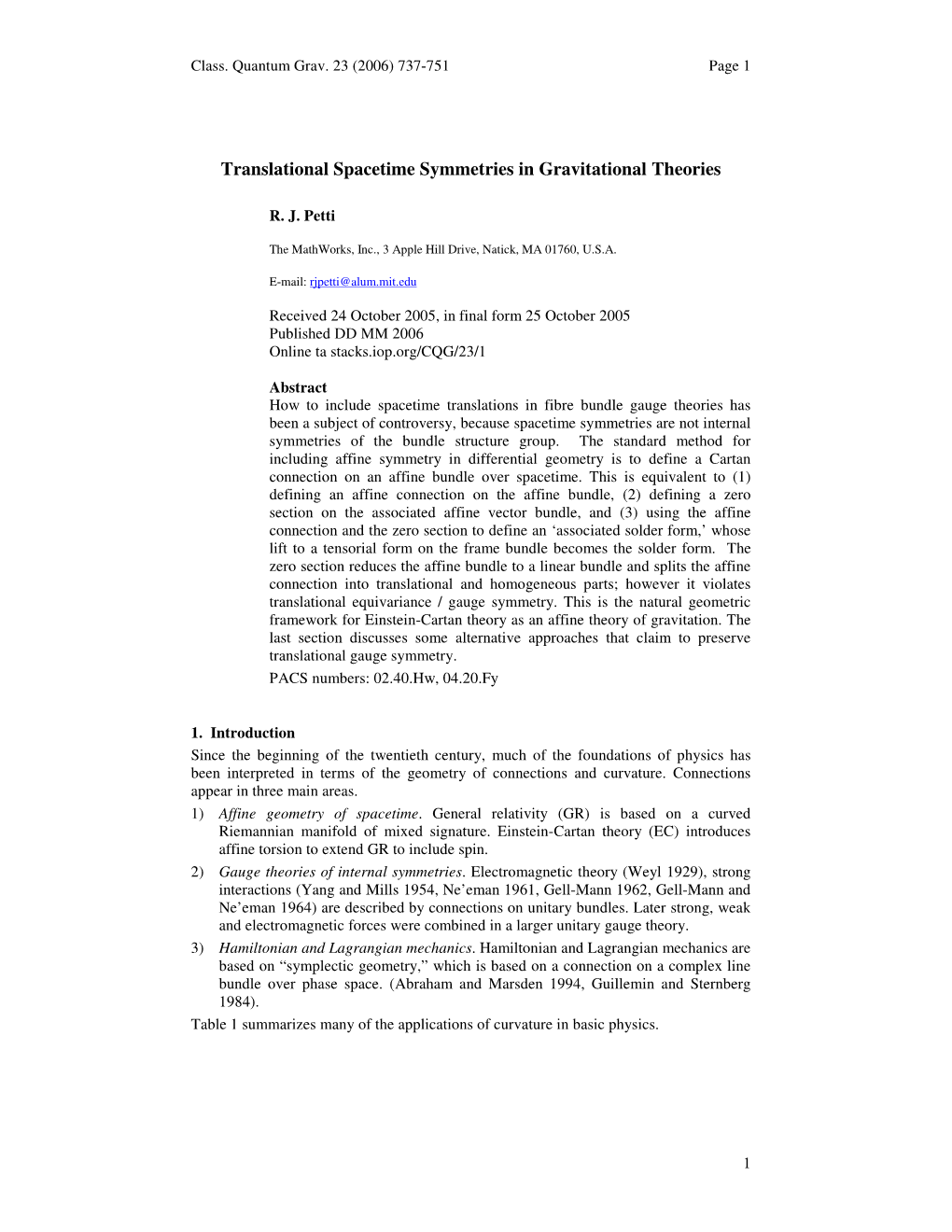 Translational Spacetime Symmetries in Gravitational Theories