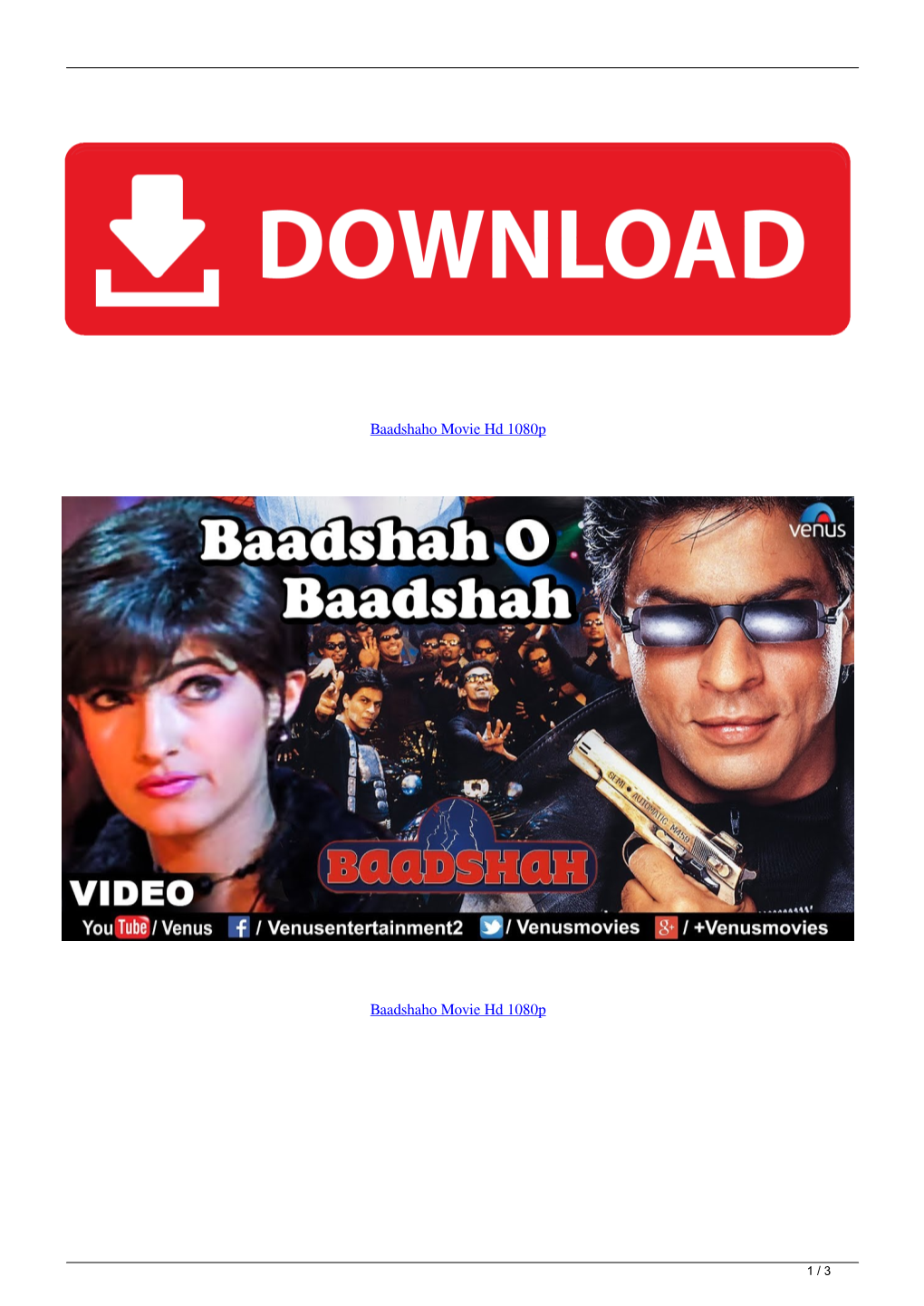 Baadshaho Movie Hd 1080P