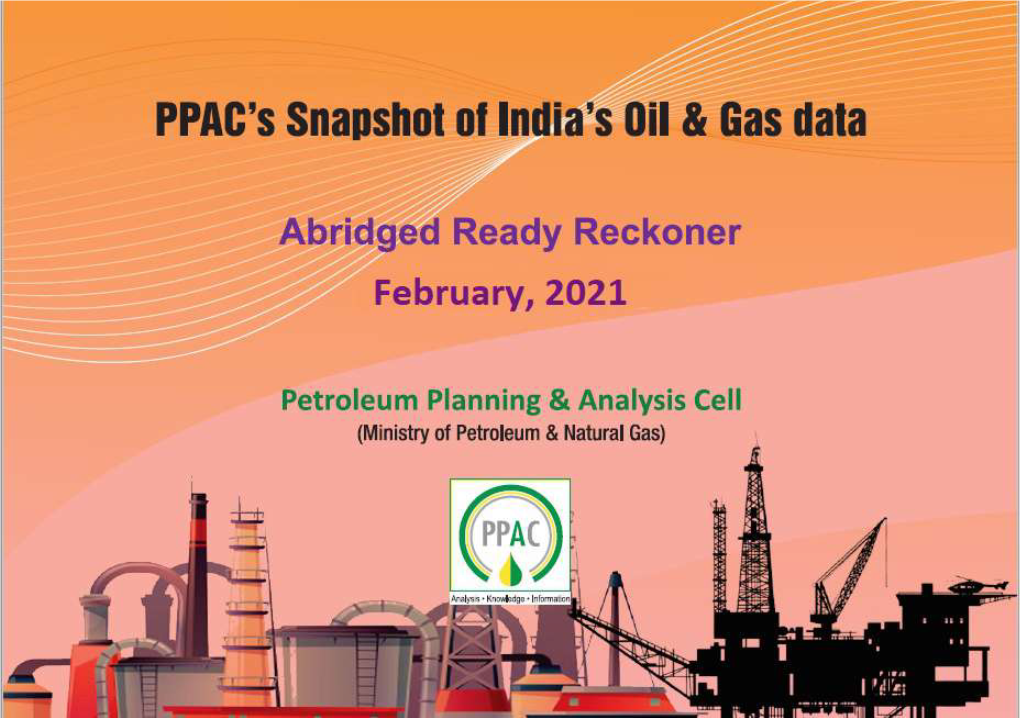 PPAC's Snapshot of India's Oil & Gas Data