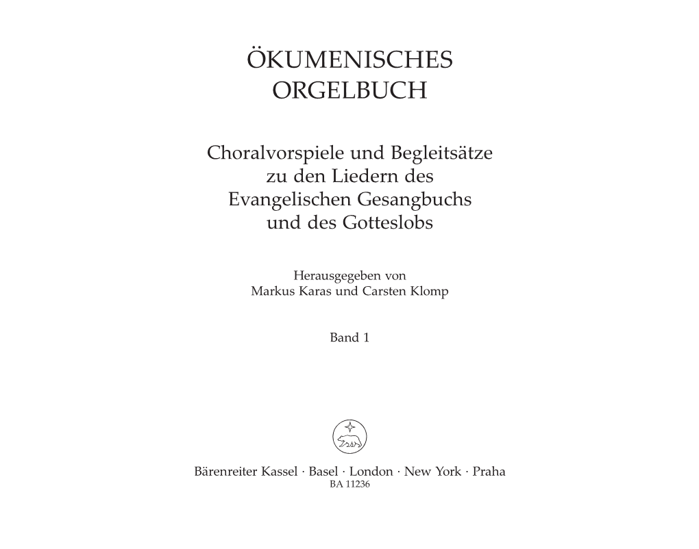 Ökumenisches Orgelbuch