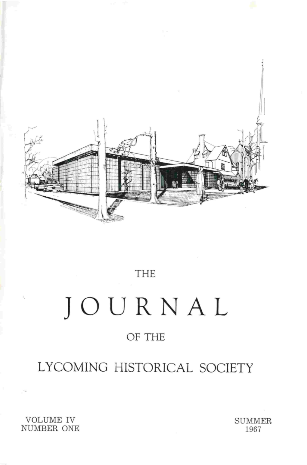 Journal of the Lycoming County Historical Society, Summer 1967