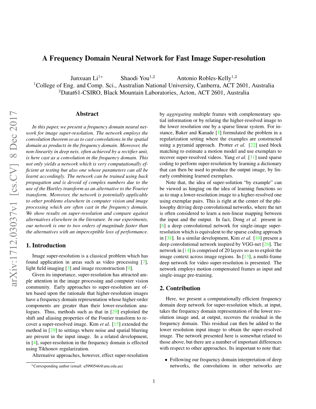 Arxiv:1712.03037V1 [Cs.CV] 8 Dec 2017 Community