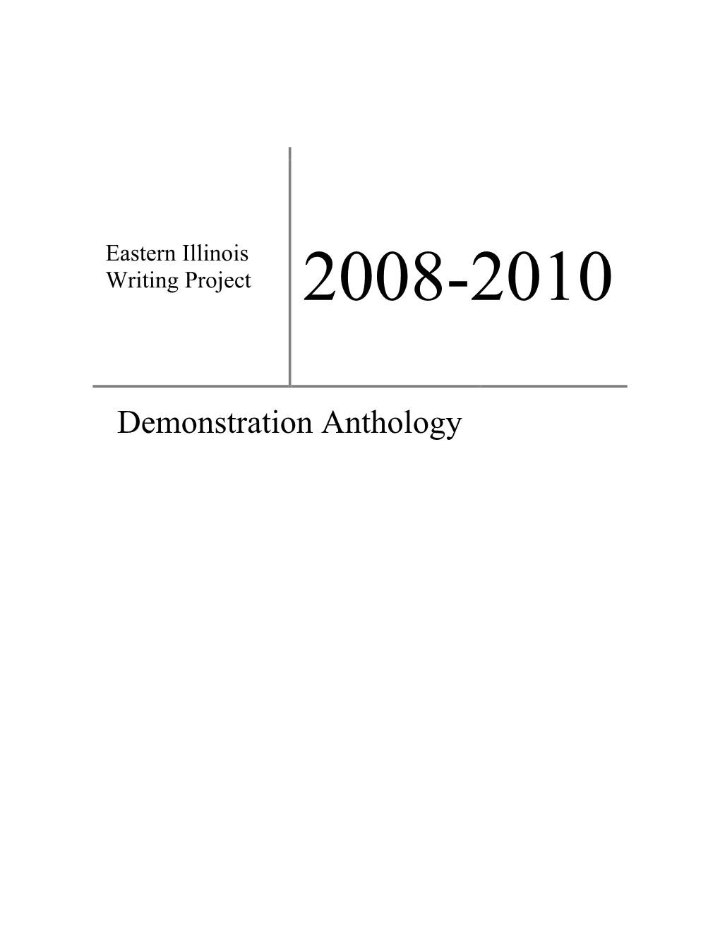 Demonstration Anthology