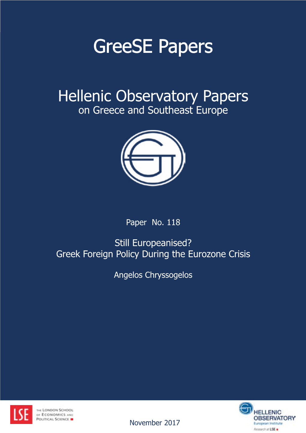 Greek Foreign Policy During the Eurozone Crisis