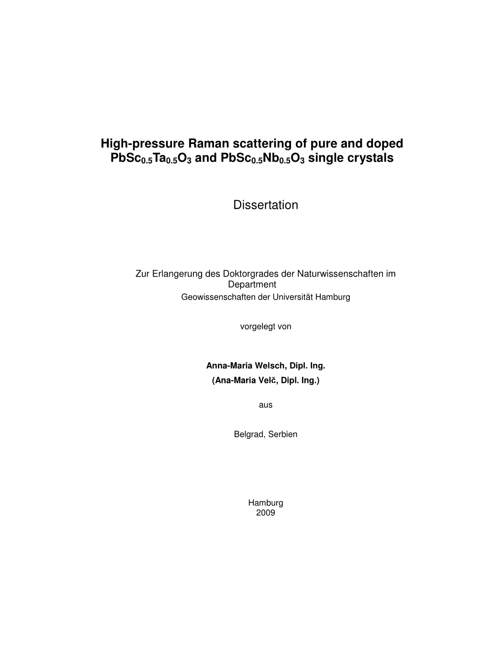 Welsch Thesis