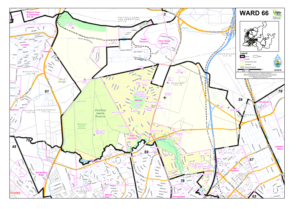 WARD 66 N 1 351-JR P R E T O R I a T O W N I M T N S a N D T O W N L a N D S 7 I R N