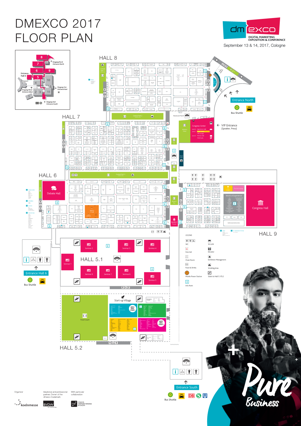 DMEXCO 2017 FLOOR PLAN September 13 & 14, 2017, Cologne