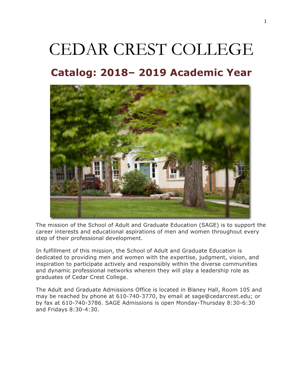 Cedar Crest College