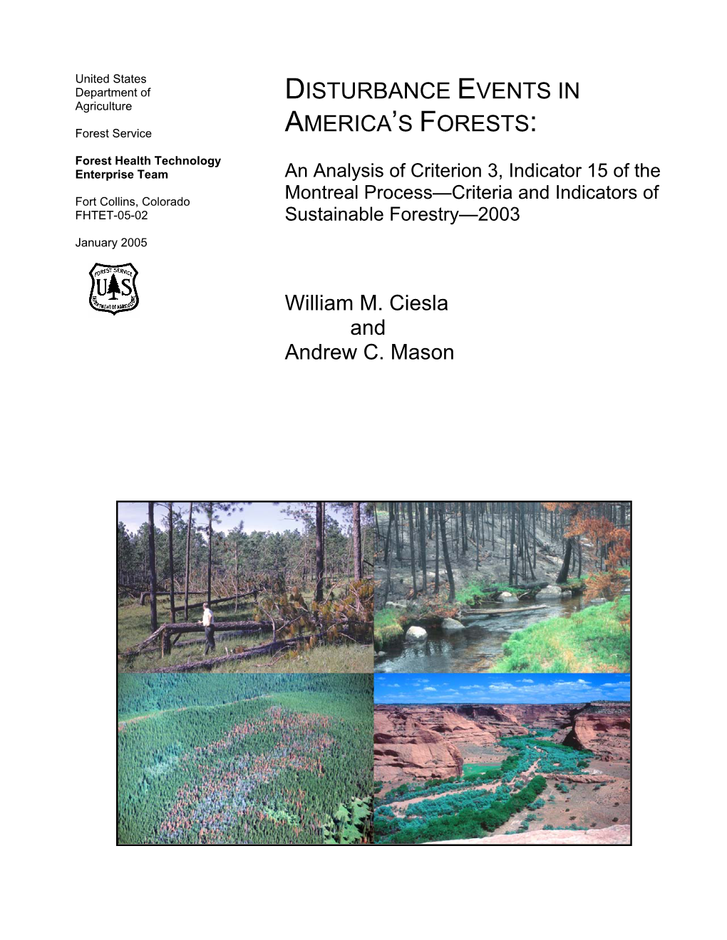 Processes and Agents Affecting the Forests of the United States – an Overview