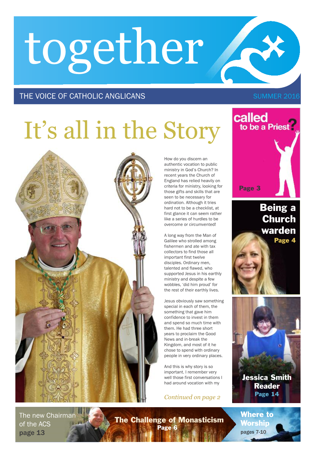 The Voice of Catholic Anglicans Summer 2016