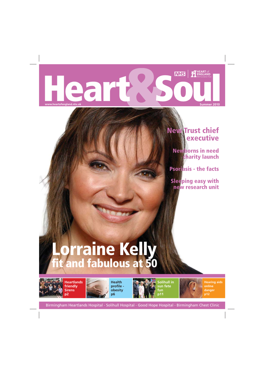 Lorraine Kelly ﬁt and Fabulous at 50