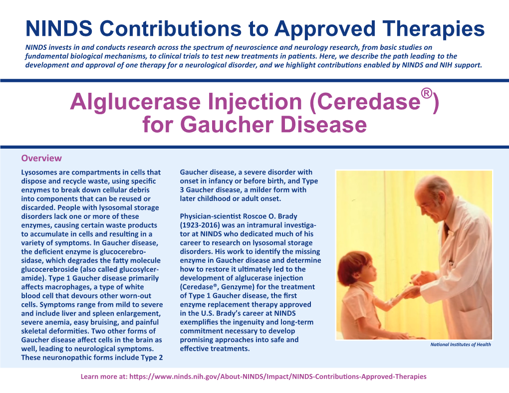 For Gaucher Disease