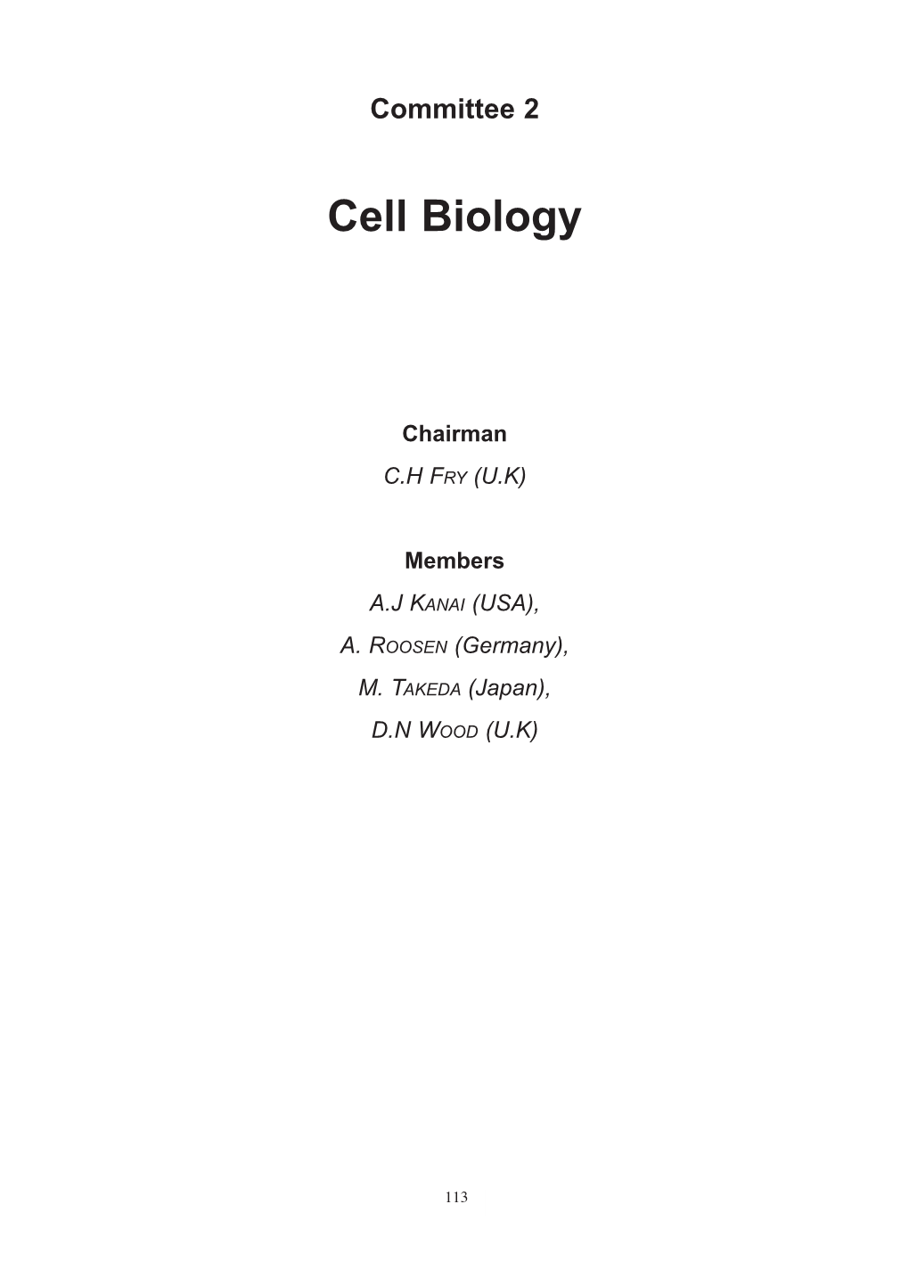 Cell Biology