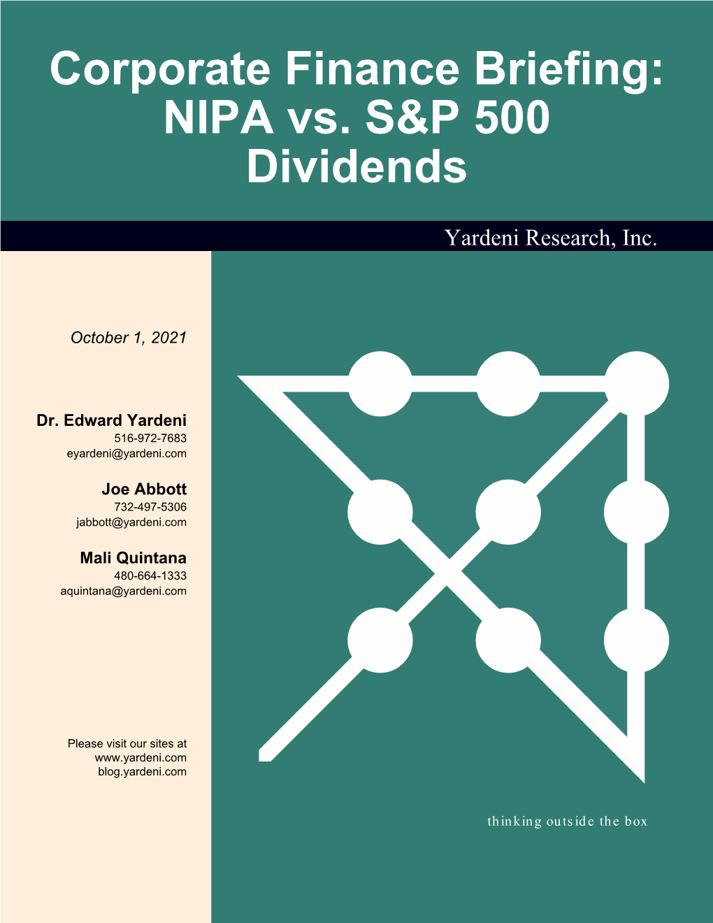 Dividends: NIPA Vs. S&P