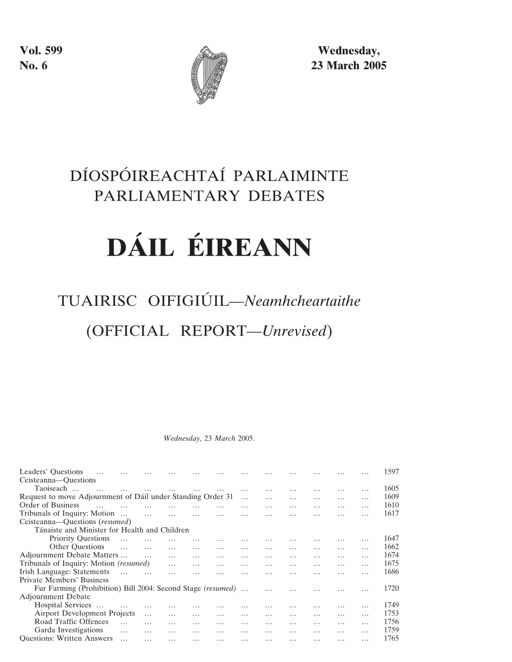 Da´Il E´Ireann