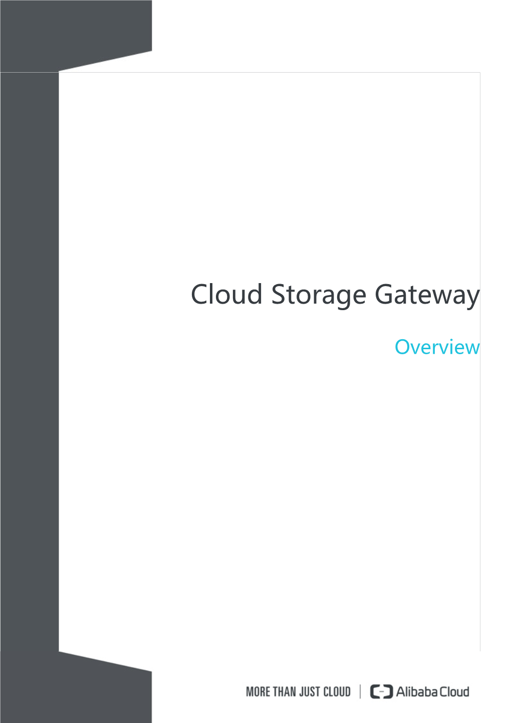 Cloud Storage Gateway