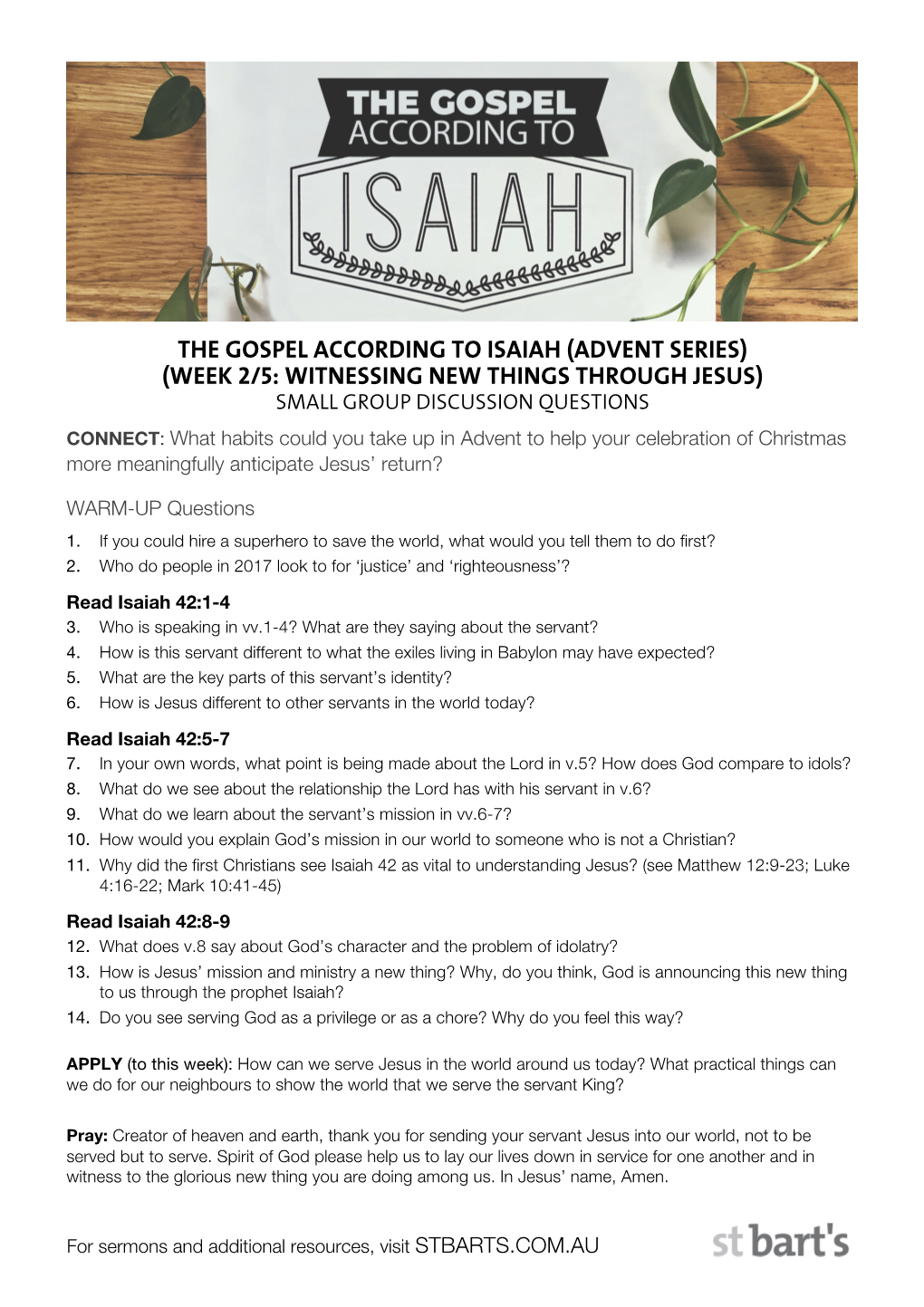 Sermon ISAIAH WEEK 02 A4