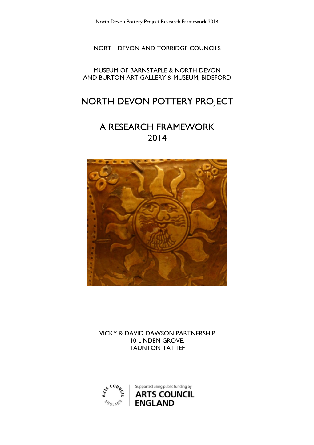 North Devon Pottery Project a Research Framework 2014