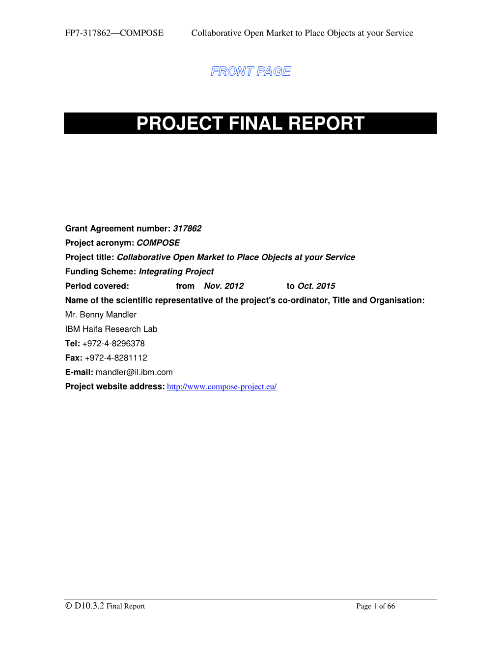 Project Final Report