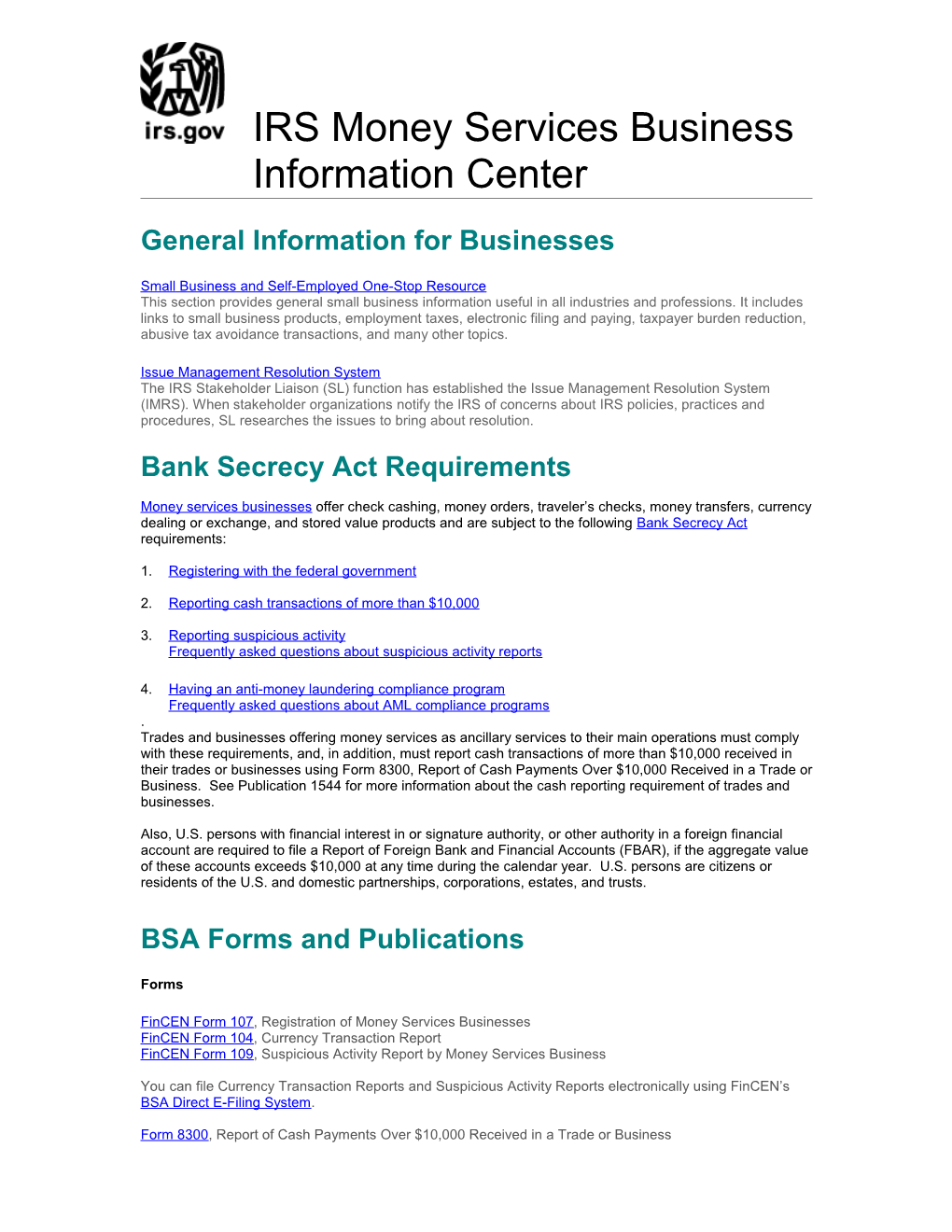 IRS Tax Center s1