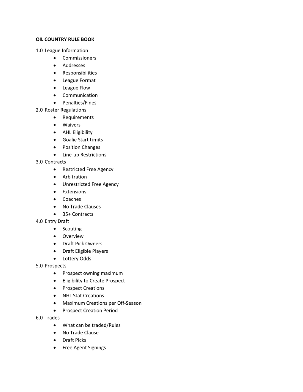 Rulebook Will Be Updated with All Rule Change