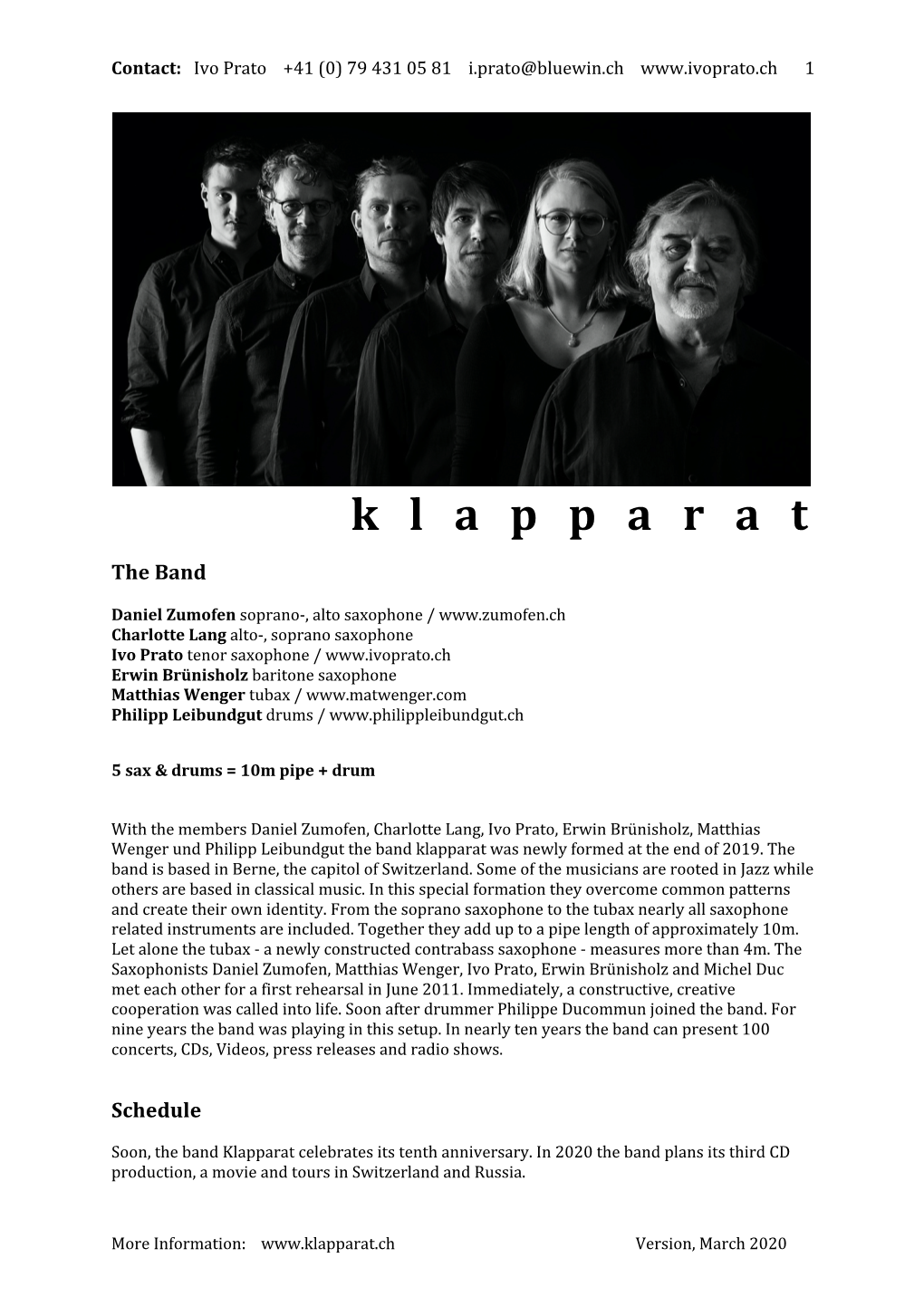 Klapparat Text English 03.2020