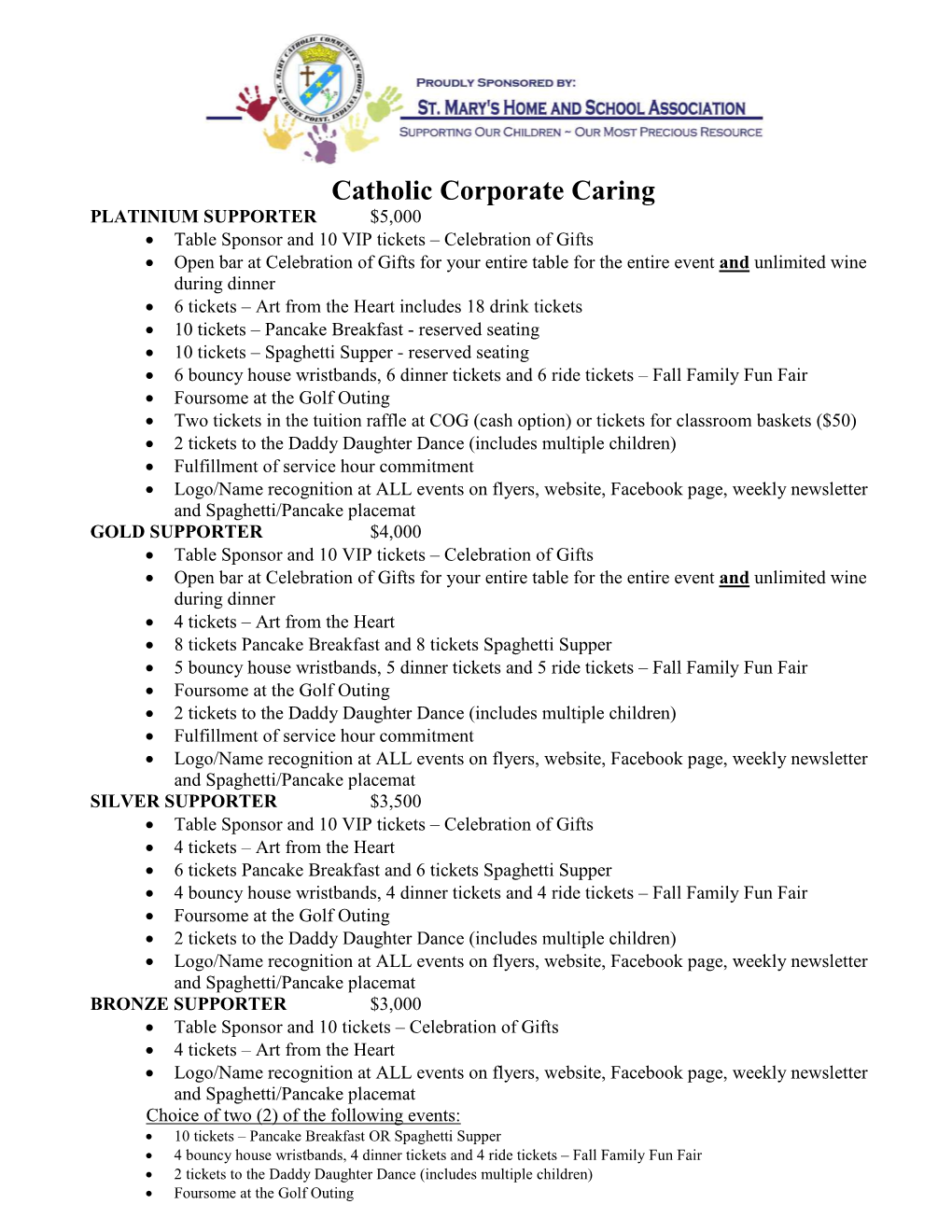 Catholic Corporate Caring