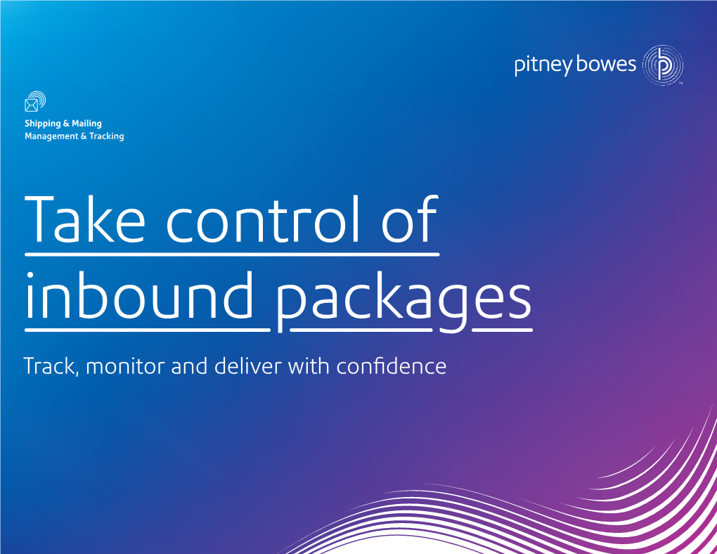 "Take Control of Inbound Packages"