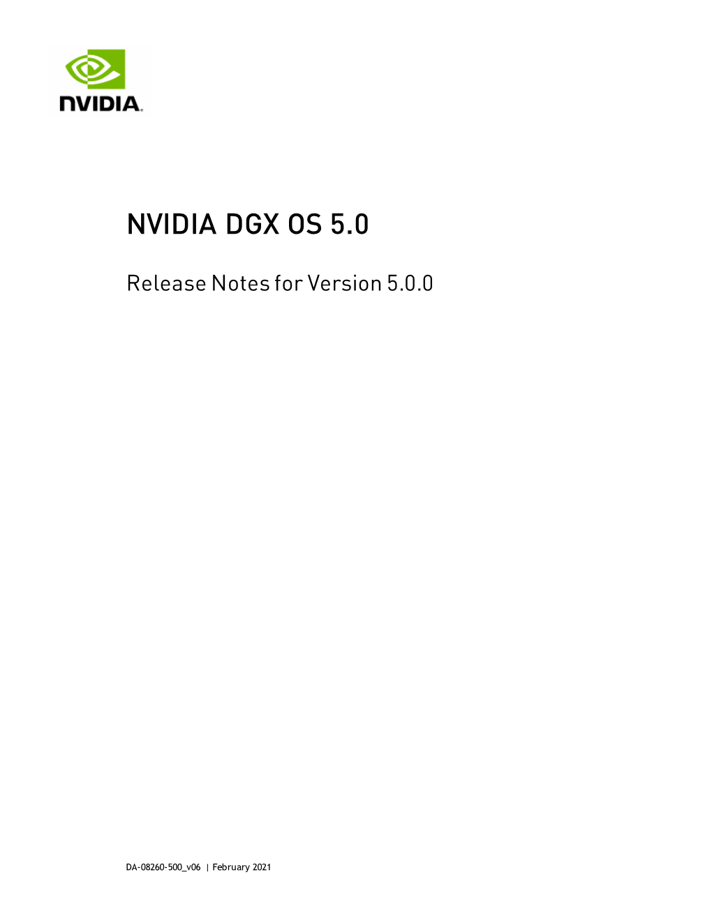 Nvidia Dgx Os 5.0