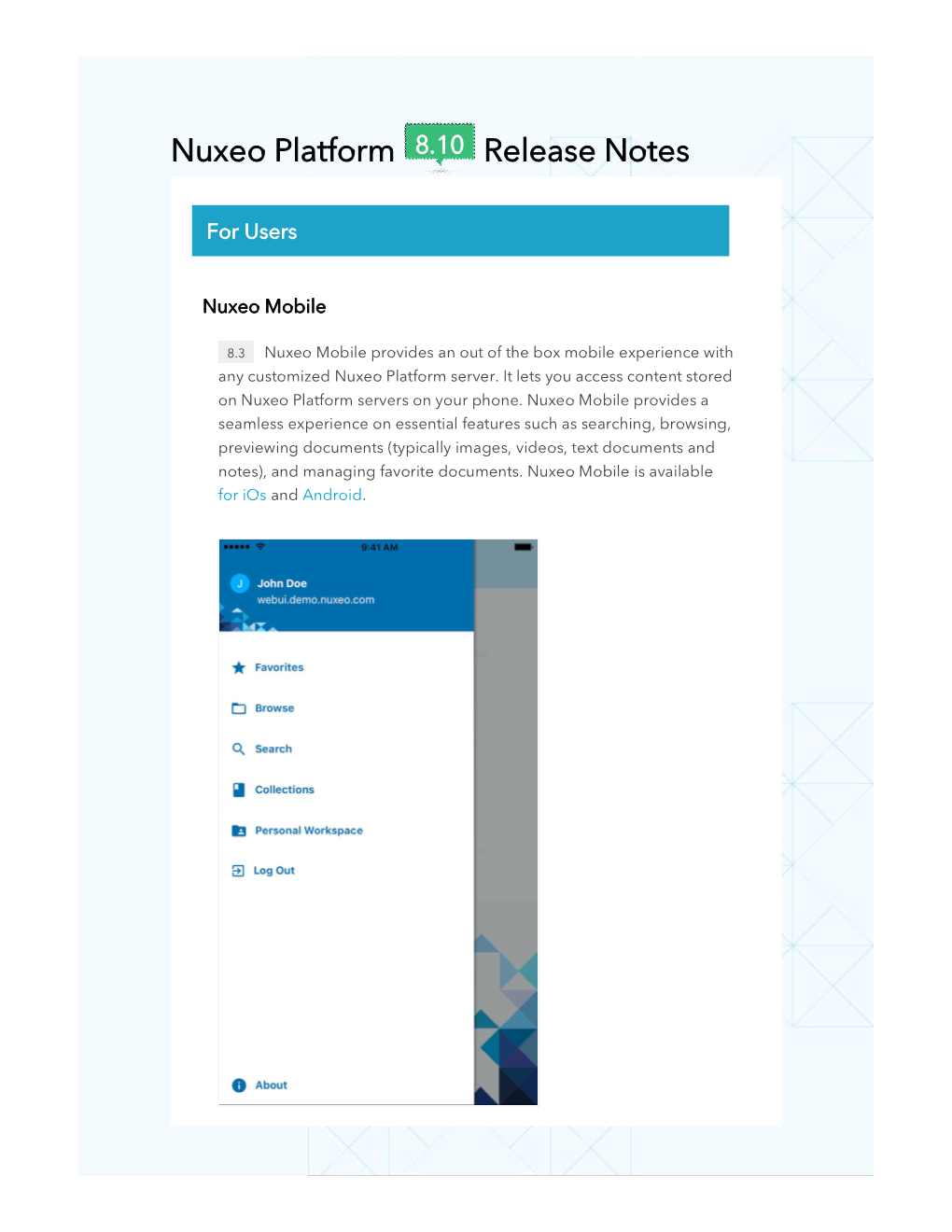 Nuxeo Platform Release Notes