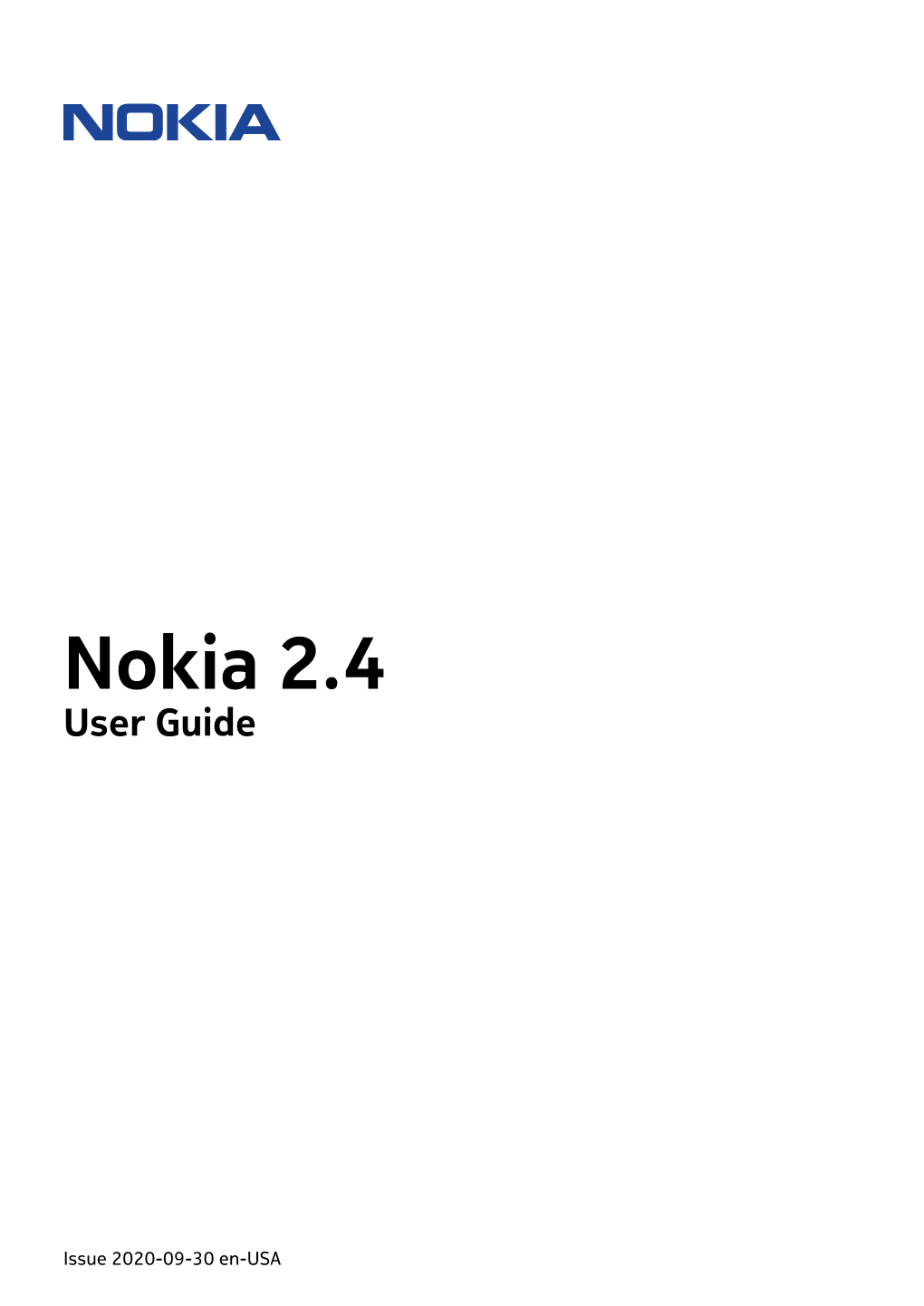 Nokia 2.4 User Guide