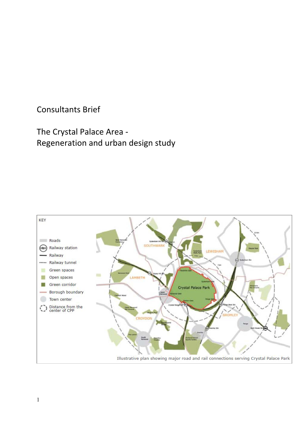 Consultants Brief the Crystal Palace Area