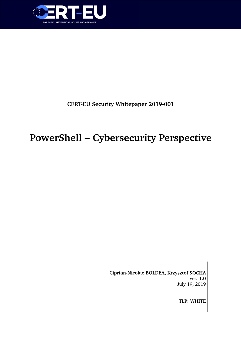 Powershell – Cybersecurity Perspective