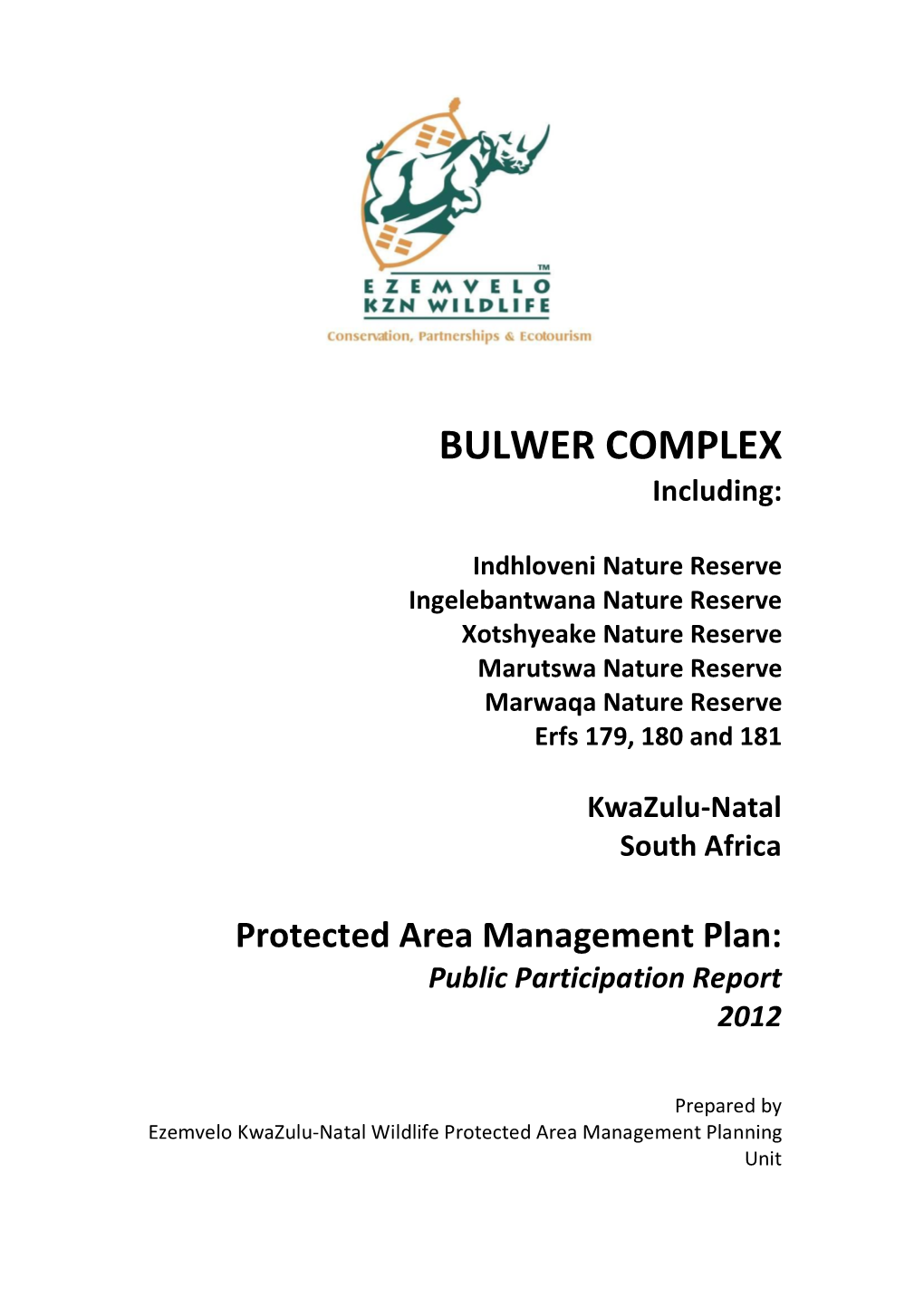 BULWER COMPLEX Including